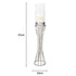 Pillar Candle Holder - Silver