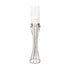Pillar Candle Holder - Silver