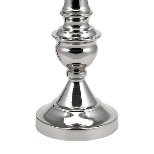 Silver Chrome Candle Holder