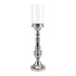 Silver Chrome Candle Holder