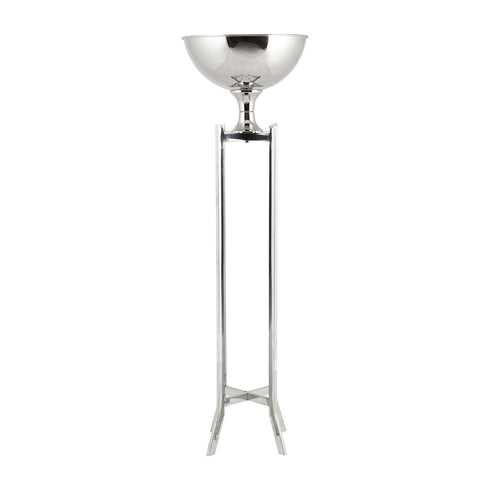 Floor Standing Vase Silver