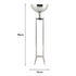 Floor Standing Vase Silver