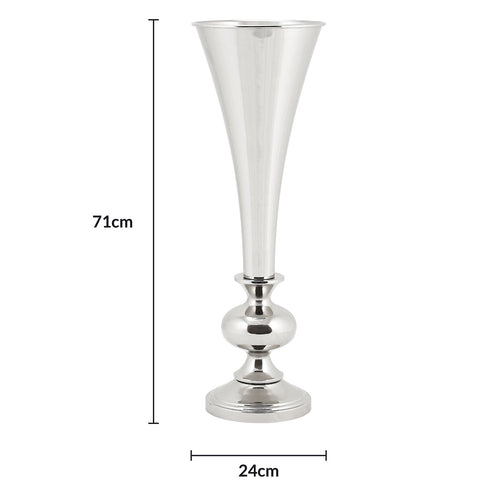 Silver Nickle Vase