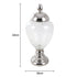 Grande Chrome and Glass Sweet Jar