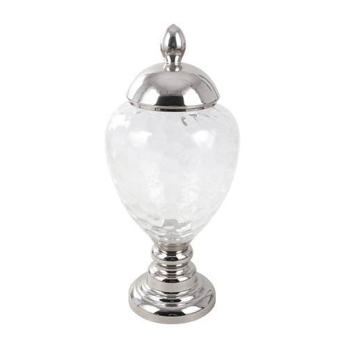 Grande Chrome and Glass Sweet Jar