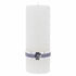 Rustic Pillar White Candle