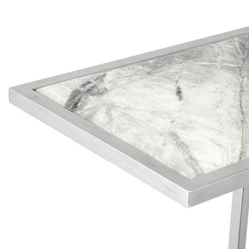 Mila Sofa Table - Grey Marble
