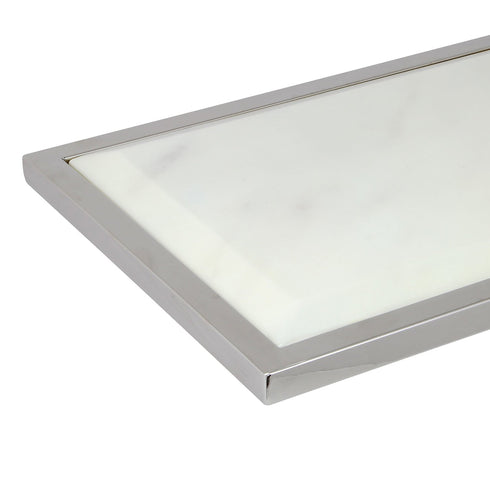 Mila Sofa Table - White Marble