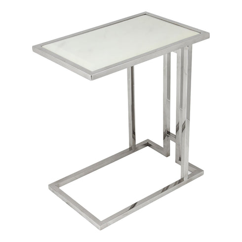 Mila Sofa Table - White Marble