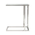 Mila Sofa Table Silver - Clear Glass