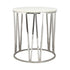 Mila Side Table - White Marble