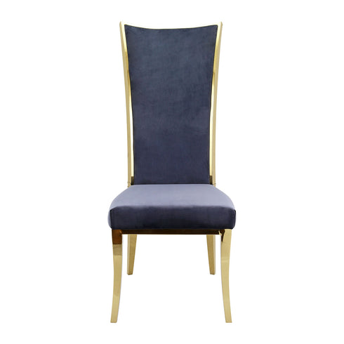 Grace Chair- Gold Grey
