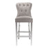 Chloe Bar Stool With Chrome Legs - Latte