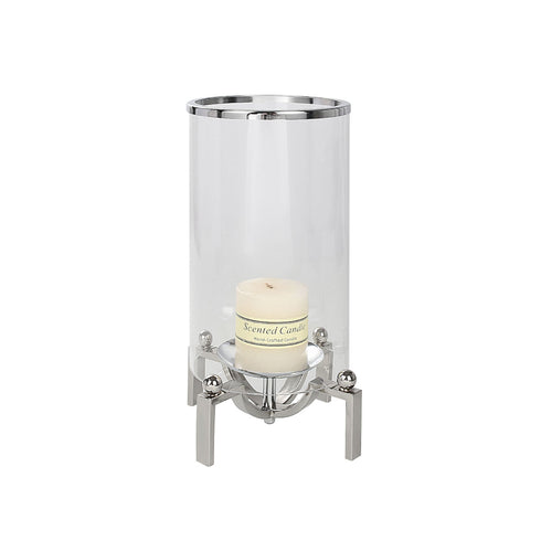 Chrome Stand Candle Holder