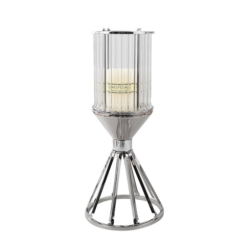 Hexagon Candle Holder - Silver