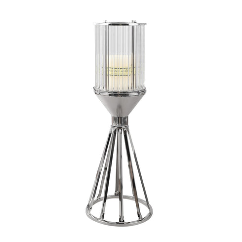 Hexagon Candle Holder - Silver