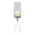 Marble Base Candle Holder - Silver