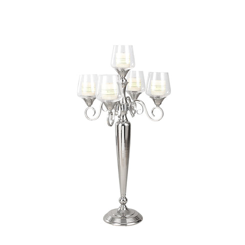 5 Glass Candle Holder - Small