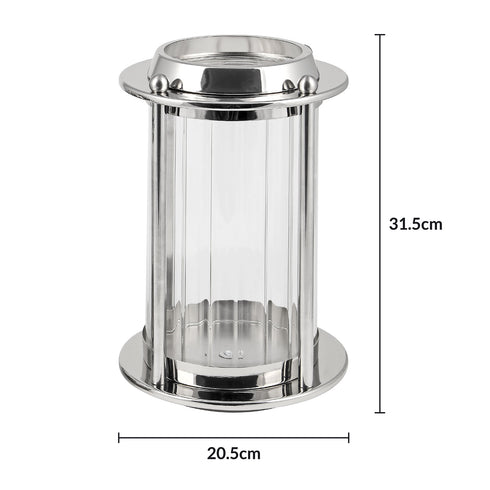 Dimple Pillar Candle Holder