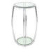 Scarlett Silver & Glass Side Table