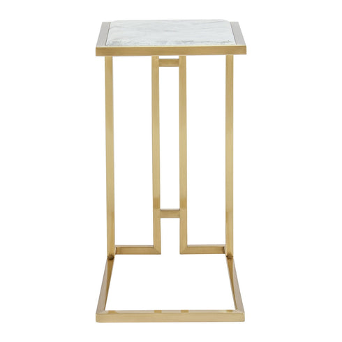 Mila Sofa Table Gold - Grey Marble