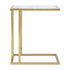 Mila Sofa Table Gold - Grey Marble
