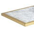 Mila Sofa Table Gold - Grey Marble