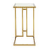 Mila Sofa Table Gold - White Marble