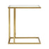 Mila Sofa Table Gold - White Marble