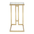 Mila Sofa Table Gold - Clear Glass