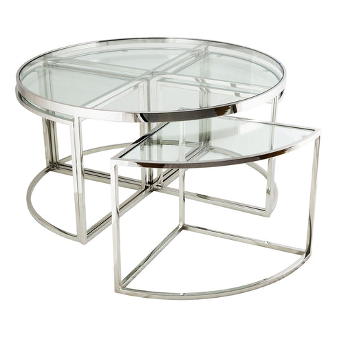 Miya 4 in 1 Coffee Table - Glass Top