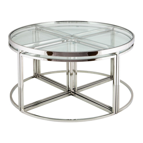 Miya 4 in 1 Coffee Table - Glass Top