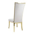 Grace High Back Chair Gold - Light Greige