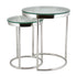 Hudson 2pc Nest End Table - Clear Glass