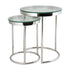 Hudson 2pc Nest End Table - Clear Glass