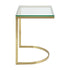 Mavry Sofa Table Gold - Glass Top