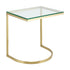 Mavry Sofa Table Gold - Glass Top