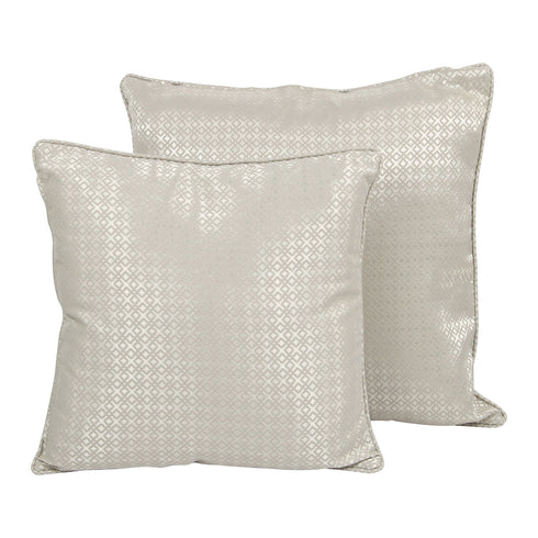 Diamond Silver Cushion
