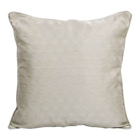 Hex Silver Cushion