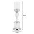 Crystal Ball Candle Holder - Silver