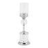 Crystal Ball Candle Holder - Silver