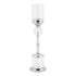 Crystal Ball Candle Holder - Silver