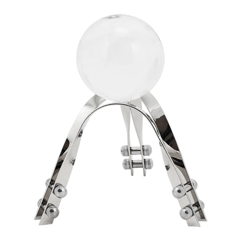 Silver Loop Crystal Ball Stand