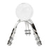 Silver Loop Crystal Ball Stand