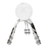 Silver Loop Crystal Ball Stand