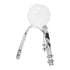 Silver Loop Crystal Ball Stand