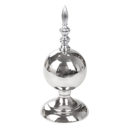 Silver Table Top Sphere Decoration