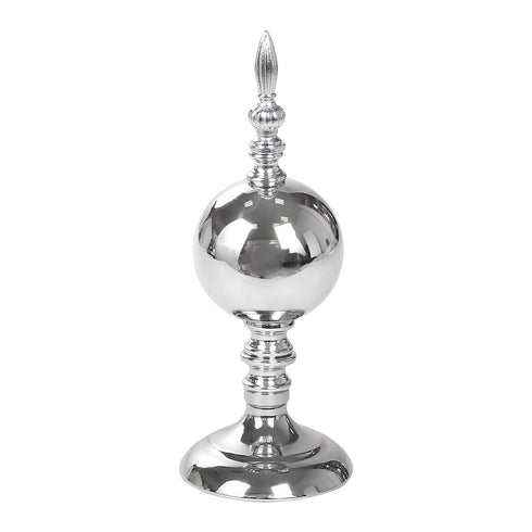Silver Table Top Sphere Decoration
