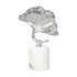 Silver Ginko Leaf Marble Stand