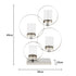 4 Ring Candle Holder - Silver